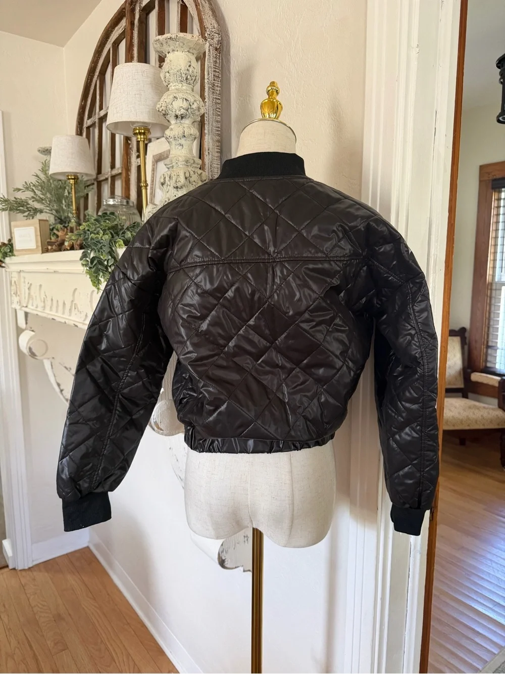 Source Unknown quilted bomber